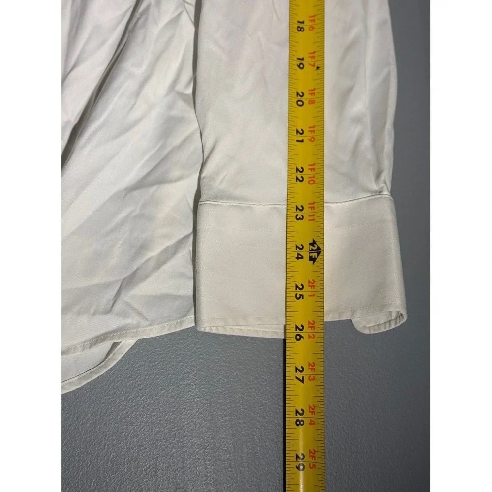 Peter Millar Collins Performance Oxford Sport Shirt White ME0W40LTBP Mens XL